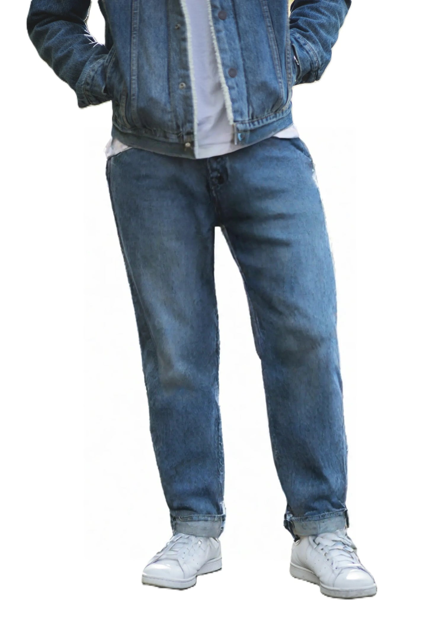 Blue Narrow fit Jeans for Men JH-2